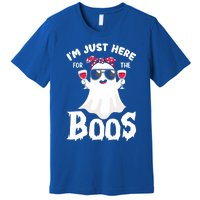 IM Just Here For The Boos Funny Ing Halloween Costume Gift Premium T-Shirt