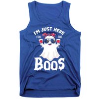 IM Just Here For The Boos Funny Ing Halloween Costume Gift Tank Top