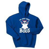 IM Just Here For The Boos Funny Ing Halloween Costume Gift Kids Hoodie