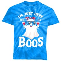 IM Just Here For The Boos Funny Ing Halloween Costume Gift Kids Tie-Dye T-Shirt