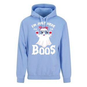 IM Just Here For The Boos Funny Ing Halloween Costume Gift Unisex Surf Hoodie