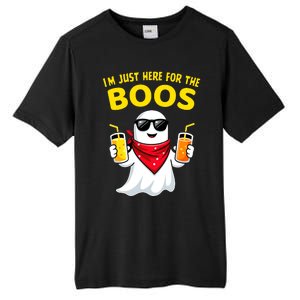 Im Just Here For The Boos Funny Halloween Tall Fusion ChromaSoft Performance T-Shirt