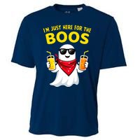 Im Just Here For The Boos Funny Halloween Cooling Performance Crew T-Shirt