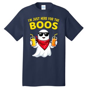 Im Just Here For The Boos Funny Halloween Tall T-Shirt