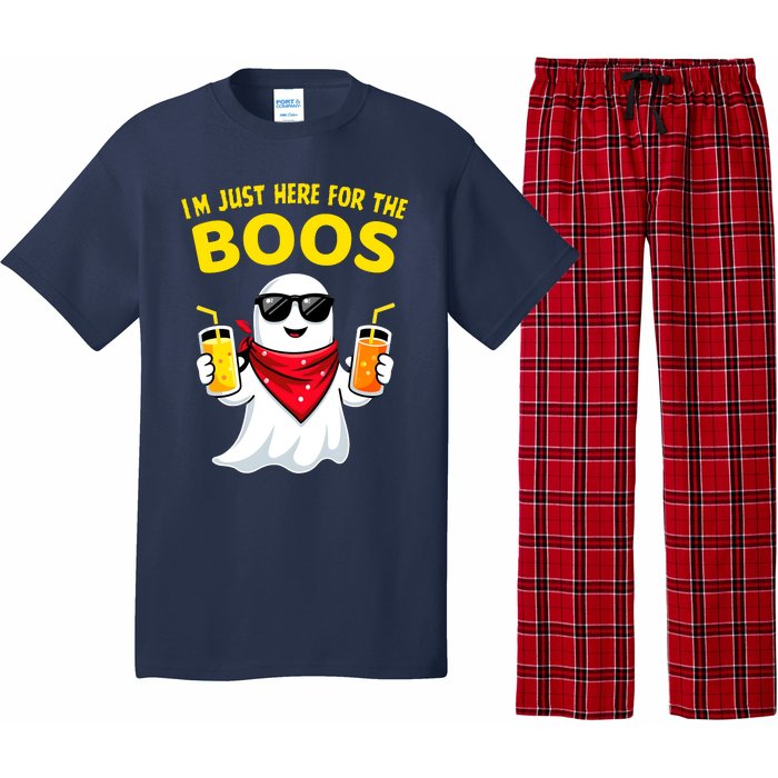 Im Just Here For The Boos Funny Halloween Pajama Set