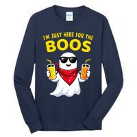 Im Just Here For The Boos Funny Halloween Tall Long Sleeve T-Shirt