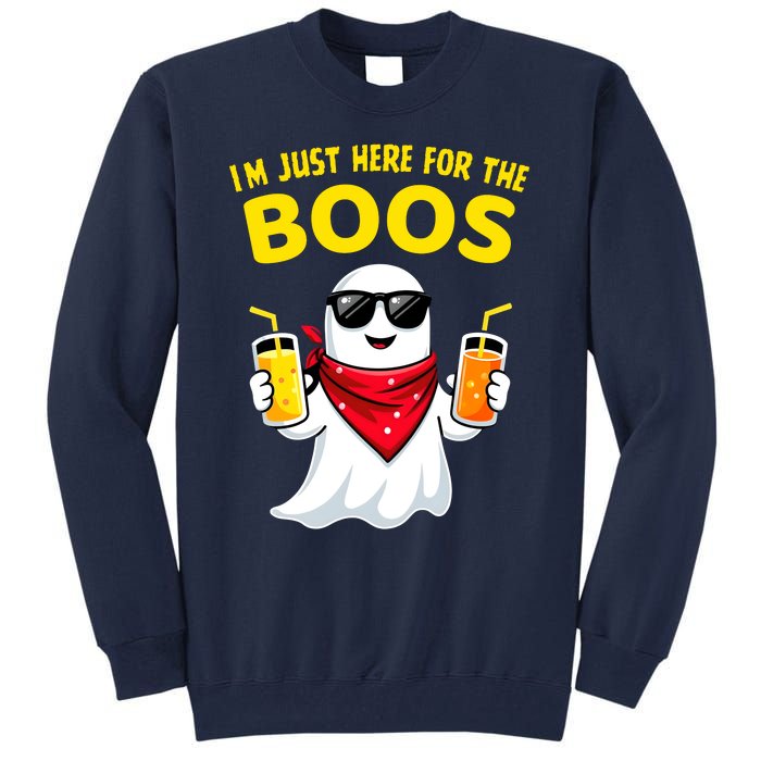 Im Just Here For The Boos Funny Halloween Tall Sweatshirt