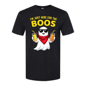 Im Just Here For The Boos Funny Halloween Softstyle CVC T-Shirt