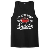 I'm Just Here For The Snacks Funny Fantasy Football League PosiCharge Competitor Tank