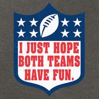 I Just Hope Both Teams Have Fun Funny Saying Cotton Canvas Backpack