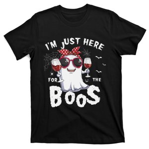 IM Just Here For The Boos Halloween Ghost T-Shirt