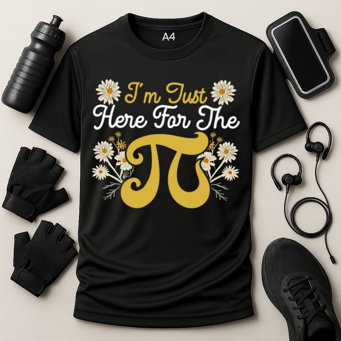 I'm Just Here For The Pi Math Teacher Mathematician Pi Day Great Gift Performance Shirt