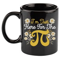 I'm Just Here For The Pi Math Teacher Mathematician Pi Day Great Gift 11oz C Handle Ceramic Mug