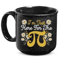 I'm Just Here For The Pi Math Teacher Mathematician Pi Day Great Gift 15oz Campfire Ceramic Mug