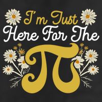 I'm Just Here For The Pi Math Teacher Mathematician Pi Day Great Gift 25L Jumbo Tote