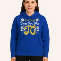 I'm Just Here For The Pi Math Teacher Mathematician Pi Day Great Gift Hoodie