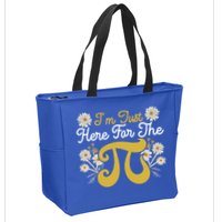 I'm Just Here For The Pi Math Teacher Mathematician Pi Day Great Gift Zip Tote Bag