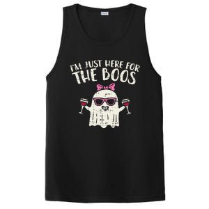 Im Just Here For The Boos Funny Halloween Costume For Funny PosiCharge Competitor Tank