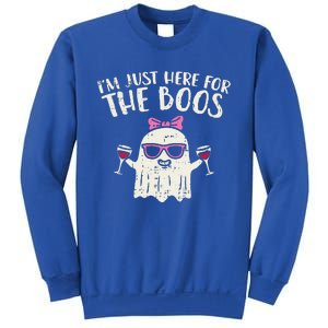 Im Just Here For The Boos Funny Halloween Costume For Funny Sweatshirt