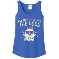 Im Just Here For The Boos Funny Halloween Costume For Funny Ladies Essential Tank