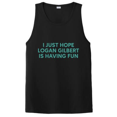 I Just Hope Logan Gilbert Is Having Fun PosiCharge Competitor Tank