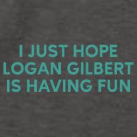 I Just Hope Logan Gilbert Is Having Fun Vector Backpack