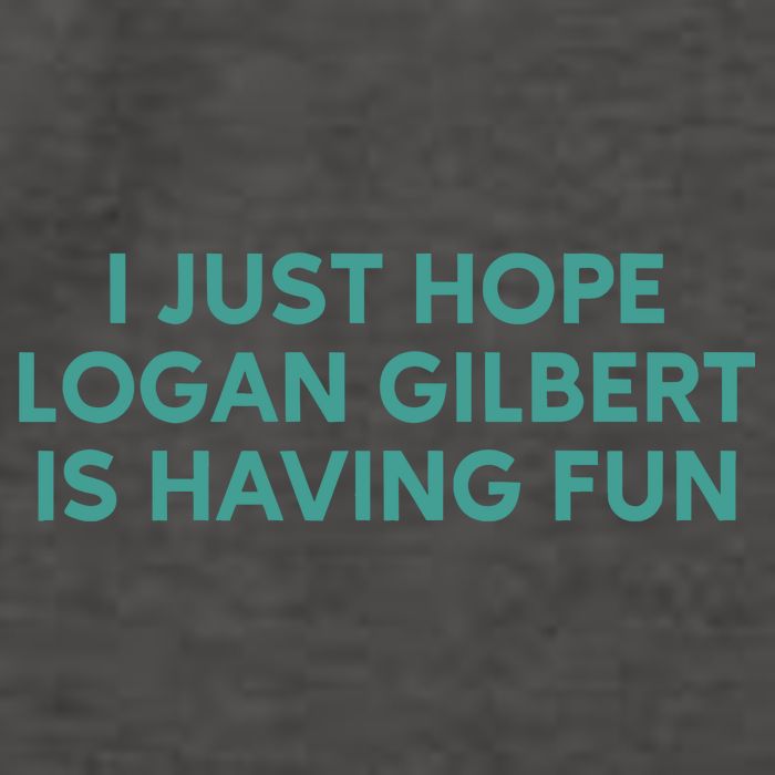 I Just Hope Logan Gilbert Is Having Fun Vector Backpack
