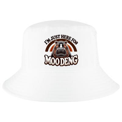 IM Just Here For Moo Deng Cute Baby Hippo 2024 Meme Cool Comfort Performance Bucket Hat