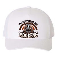 IM Just Here For Moo Deng Cute Baby Hippo 2024 Meme Yupoong Adult 5-Panel Trucker Hat