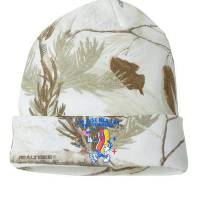 I'm Just Here For The Wieners Funny Fourth of July Kati Licensed 12" Camo Beanie