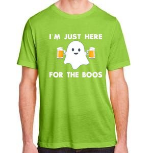 IM Just Here For The Boos Cool Gift Funny Halloween Beer Gift Adult ChromaSoft Performance T-Shirt