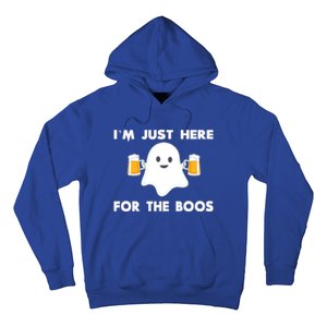 IM Just Here For The Boos Cool Gift Funny Halloween Beer Gift Hoodie