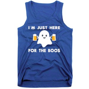 IM Just Here For The Boos Cool Gift Funny Halloween Beer Gift Tank Top