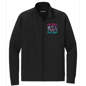 Im Just Here For The Candy Halloween Stretch Full-Zip Cadet Jacket