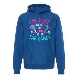 Im Just Here For The Candy Halloween Premium Hoodie