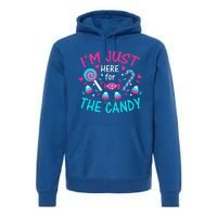 Im Just Here For The Candy Halloween Premium Hoodie