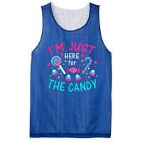 Im Just Here For The Candy Halloween Mesh Reversible Basketball Jersey Tank