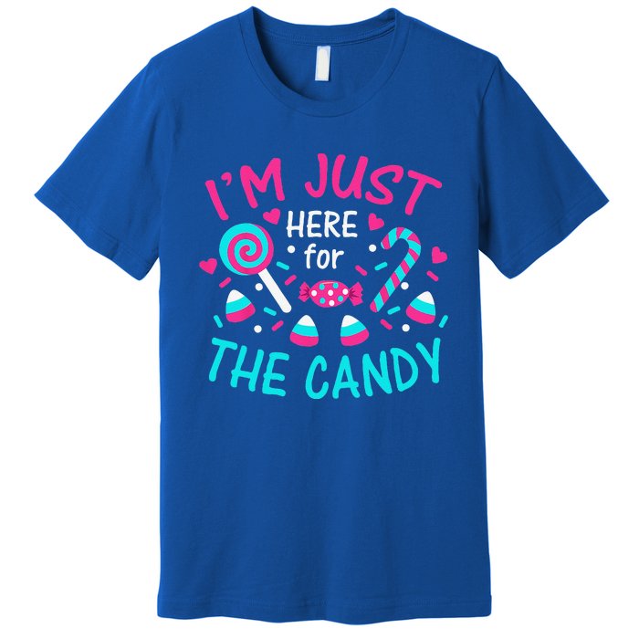 Im Just Here For The Candy Halloween Premium T-Shirt