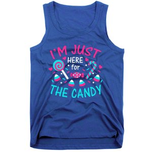 Im Just Here For The Candy Halloween Tank Top