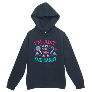 Im Just Here For The Candy Halloween Urban Pullover Hoodie