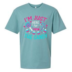 Im Just Here For The Candy Halloween Sueded Cloud Jersey T-Shirt