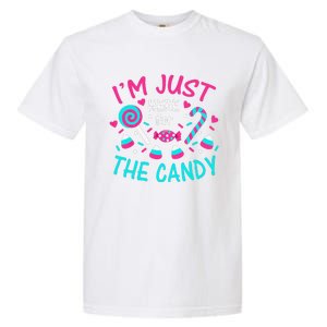 Im Just Here For The Candy Halloween Garment-Dyed Heavyweight T-Shirt