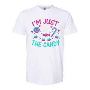 Im Just Here For The Candy Halloween Softstyle CVC T-Shirt