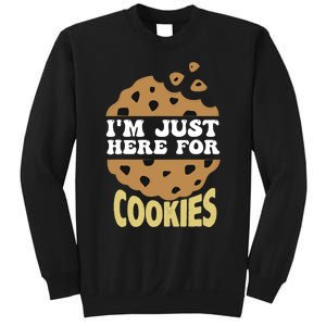 IM Just Here For The Cookies Funny Christmas Cookies Outfit Sweatshirt