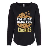 IM Just Here For The Cookies Funny Christmas Cookies Outfit Womens California Wash Sweatshirt