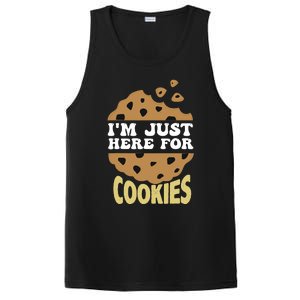 IM Just Here For The Cookies Funny Christmas Cookies Outfit PosiCharge Competitor Tank