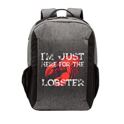 IM Just Here For The Lobster Funny Lobster Eating Seafood Vector Backpack