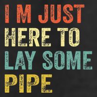 I'm Just Here To Lay Pipe Funny Plumber Pipefitter Tumbler
