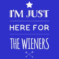 Im Just Here For The Wieners Summer Hot Dog Camping Funny Gift Great Gift Tall T-Shirt