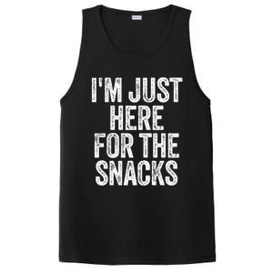 I'm Just Here For The Snacks Funny Food Lover Foodie Joke Great Gift PosiCharge Competitor Tank